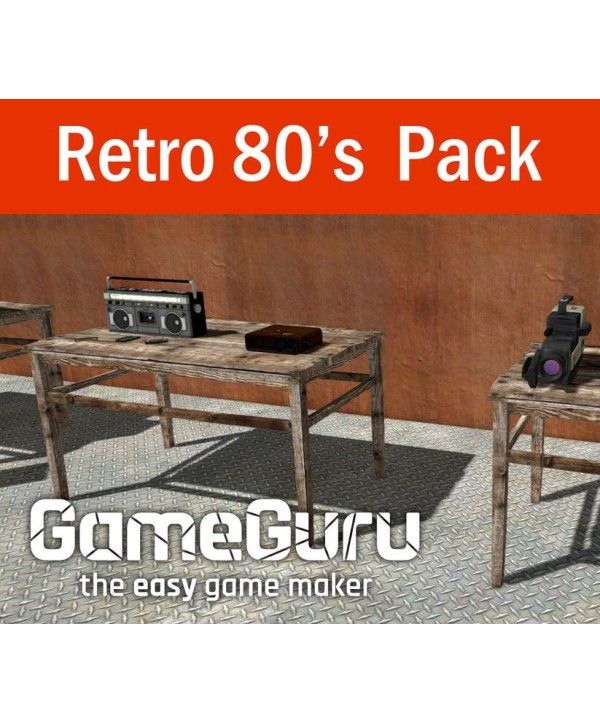 GameGuru - Retro 80 s Pack DLC Steam Key GLOBAL
